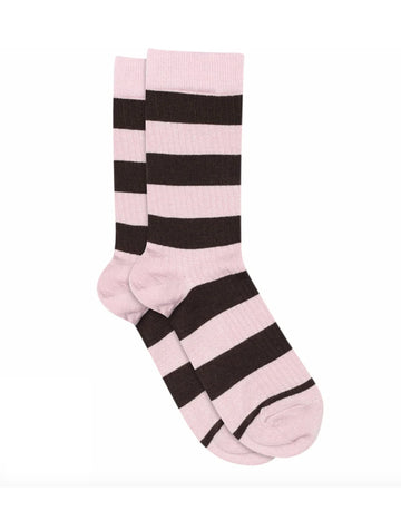 Signe viscose rib socks fragrant lilac