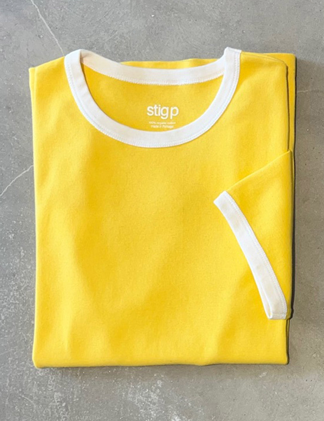 Stella t-shirt yellow/off white