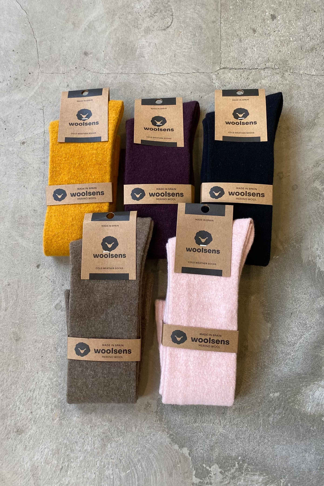 London knee-high sock mustard