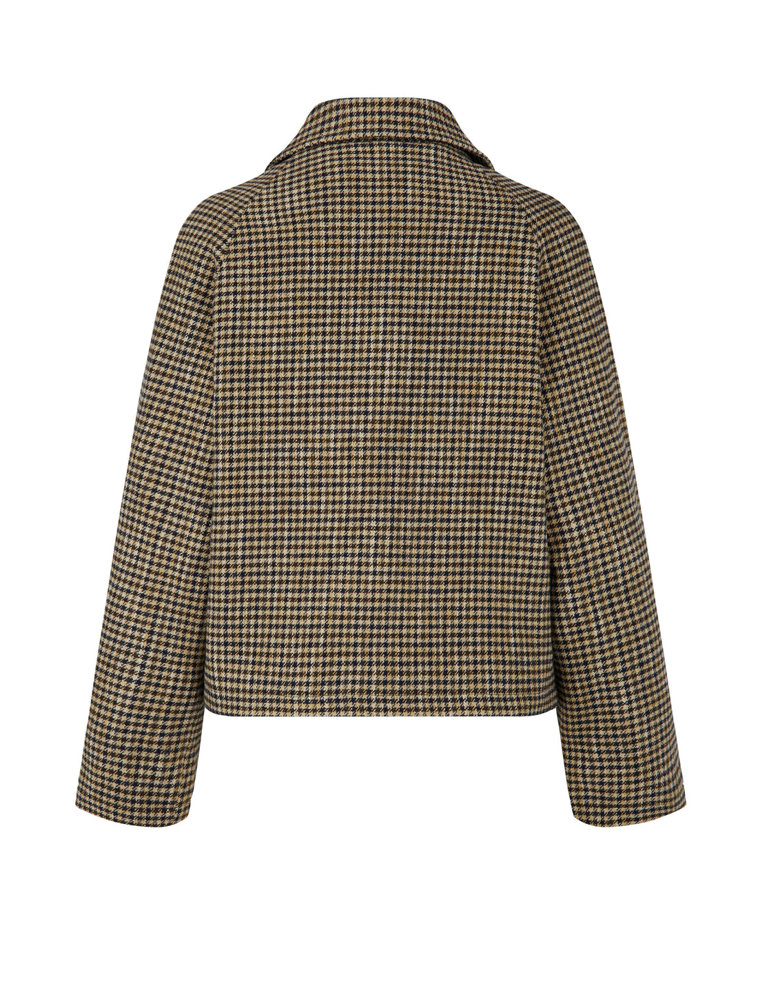 Kristine jacket brown/navy/beige check